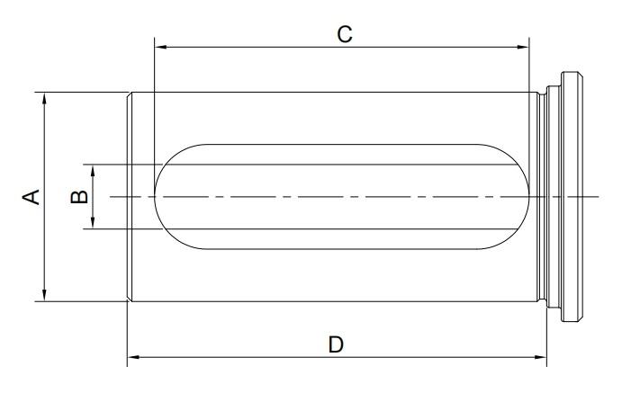  Tool Holder Bushing Type C, 3/4" OD, 2" Length Under Head (86-10C)