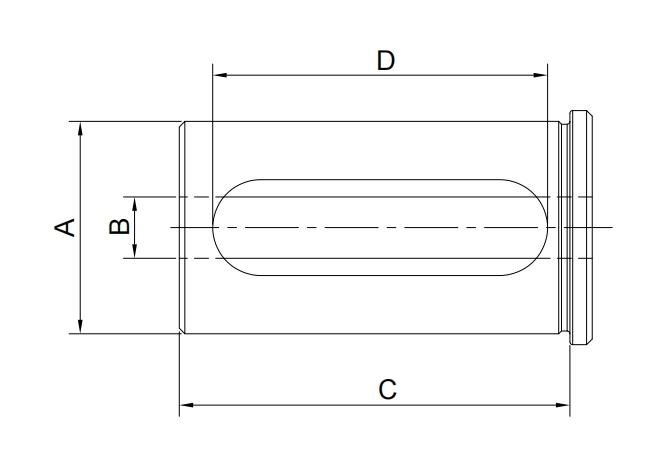 Tool Holder Bushing Type CV, 1-1/4" OD, 60mm Length Under Head (86-12CV)