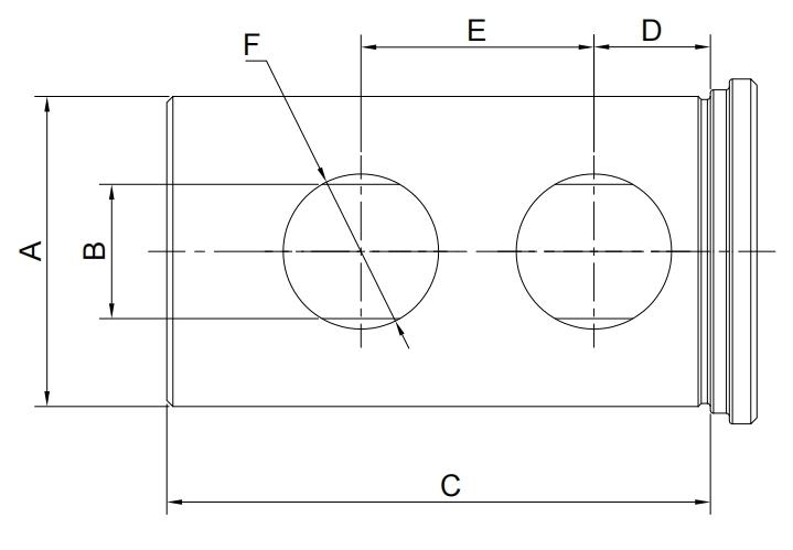 Tool Holder Bushing Type B, 3/4" J, 1-1/2" Length Under Head, reference code: 86-01J